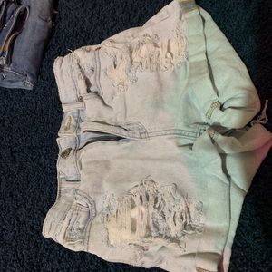 American eagle jean shorts size 0 stretchy!